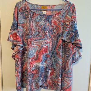 Colorful Swirl Women's Top